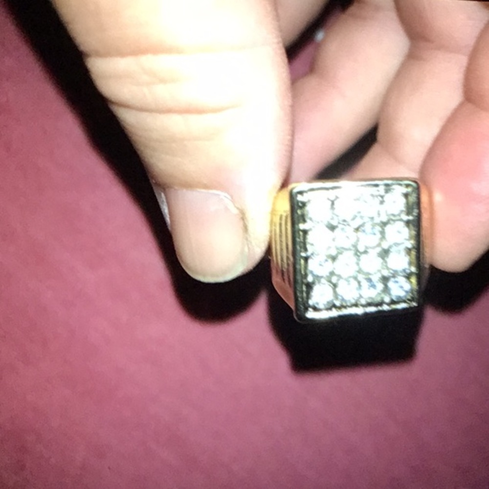 Gold plated ring
